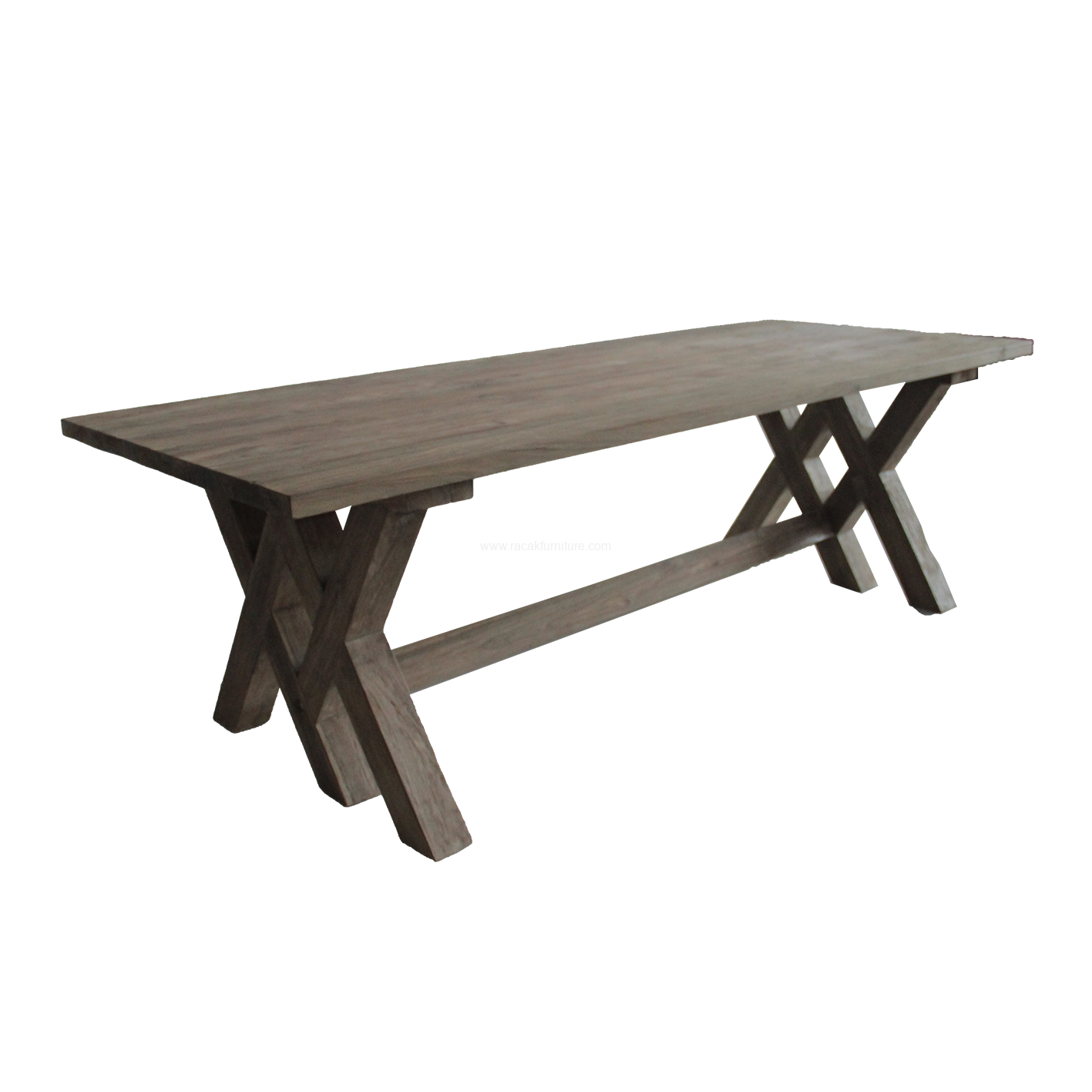 Dining table double X web 2