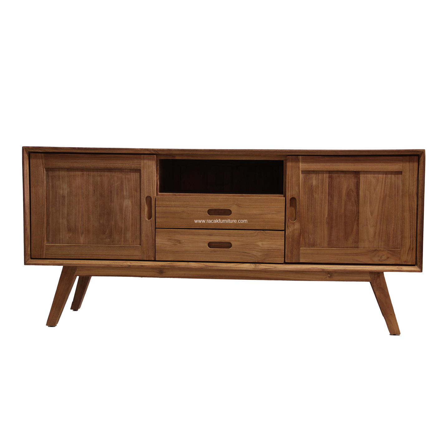 TV Dresser 2 Door 2 Drawers with Shelf (Vertical) (1)